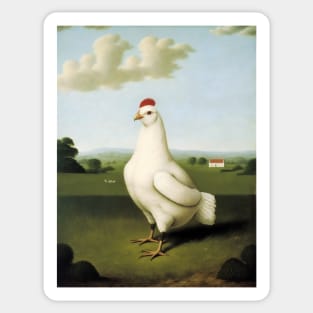 White Chicken Sticker